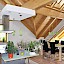 Sichtdachstuhl in Ybbsitz – Sichtdachstuhl mit Aufsparrendämmung, Fichte farblos lasiert, Aufstockung/Sanierung vom bestehenden Wohnhaus