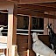 Ziegenfarm in Steinakirchen – Zimmermannsmäßige Konstruktion in Kantholz, inkl. Trennwände, z.T. Innenausstattung, Schiebetore, verschiedene Holzschalungen